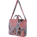 Pink Arabesque Square Shoulder Tote Bag