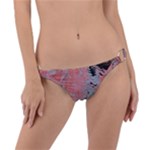 Pink Arabesque Ring Detail Bikini Bottom