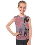 Pink Arabesque Kids  Mesh Tank Top