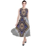 Abiogenisis Round Neck Boho Dress