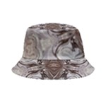 Turquoise Black Arabesque Repeats Bucket Hat