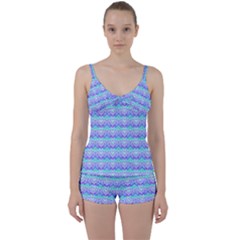 Tie Front Two Piece Tankini 