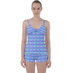 Hearting Tie Front Two Piece Tankini