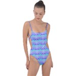 Hearting Tie Strap One Piece Swimsuit