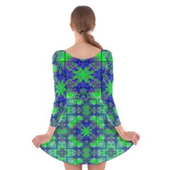 Long Sleeve Velvet Skater Dress 