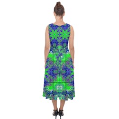 Midi Tie-Back Chiffon Dress 