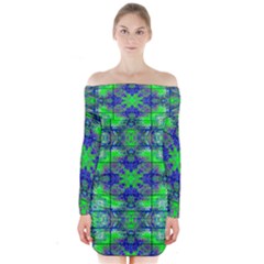 Long Sleeve Off Shoulder Dress 