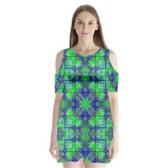 Frequencee Shoulder Cutout Velvet One Piece from ArtsNow.com