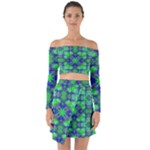 Frequencee Off Shoulder Top with Skirt Set