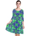 Frequencee Quarter Sleeve Waist Band Dress