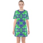 Frequencee Sixties Short Sleeve Mini Dress