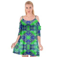 Cutout Spaghetti Strap Chiffon Dress 