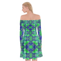 Off Shoulder Skater Dress 