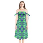 Frequencee Shoulder Tie Bardot Midi Dress