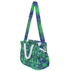 Rope Handles Shoulder Strap Bag 