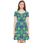 Frequencee Inside Out Cap Sleeve Dress