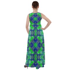 Empire Waist Velour Maxi Dress 