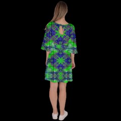 Velour Kimono Dress 
