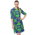 Frequencee Long Sleeve Mini Shirt Dress