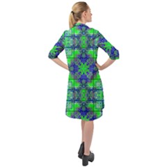 Long Sleeve Mini Shirt Dress 