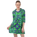 Frequencee Mini Skater Shirt Dress