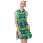 Frequencee Sleeveless Shirt Dress