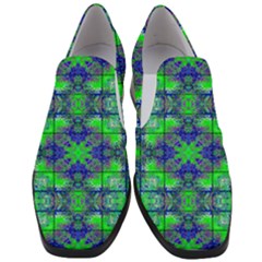 Women Slip On Heel Loafers 
