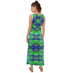 V-Neck Chiffon Maxi Dress 