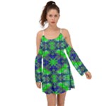 Frequencee Kimono Sleeves Boho Dress
