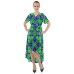Frequencee Front Wrap High Low Dress