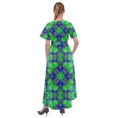 Front Wrap High Low Dress 