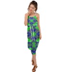 Frequencee Waist Tie Cover Up Chiffon Dress