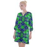 Frequencee Open Neck Shift Dress