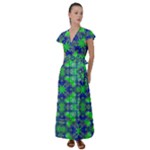 Frequencee Flutter Sleeve Maxi Dress