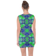 Lace Up Front Bodycon Dress 
