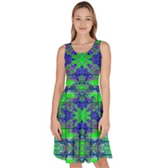 Knee Length Skater Dress With Pockets 