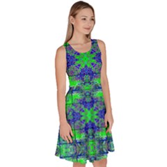 Knee Length Skater Dress With Pockets 