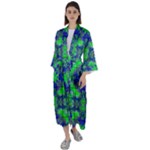 Frequencee Maxi Satin Kimono