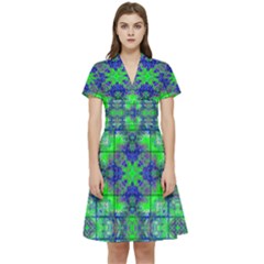 Short Sleeve Waist Detail Dress 