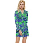 Frequencee Long Sleeve Satin Robe