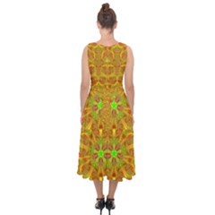 Midi Tie-Back Chiffon Dress 