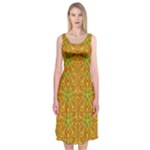 Mocha Morning (2) Midi Sleeveless Dress