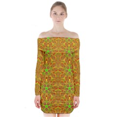 Long Sleeve Off Shoulder Dress 