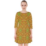 Mocha Morning (2) Smock Dress