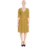 Mocha Morning (2) Wrap Up Cocktail Dress
