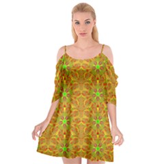 Cutout Spaghetti Strap Chiffon Dress 