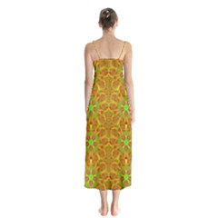 Button Up Chiffon Maxi Dress 