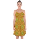 Ruffle Detail Chiffon Dress 