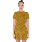Mocha Morning (2) Drop Hem Mini Chiffon Dress