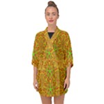 Mocha Morning (2) Half Sleeve Chiffon Kimono